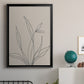 Neutral Lines II - Modern Framed Canvas Print