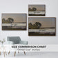 Landscape with a River, 1892 - Floater Framed Canvas Print