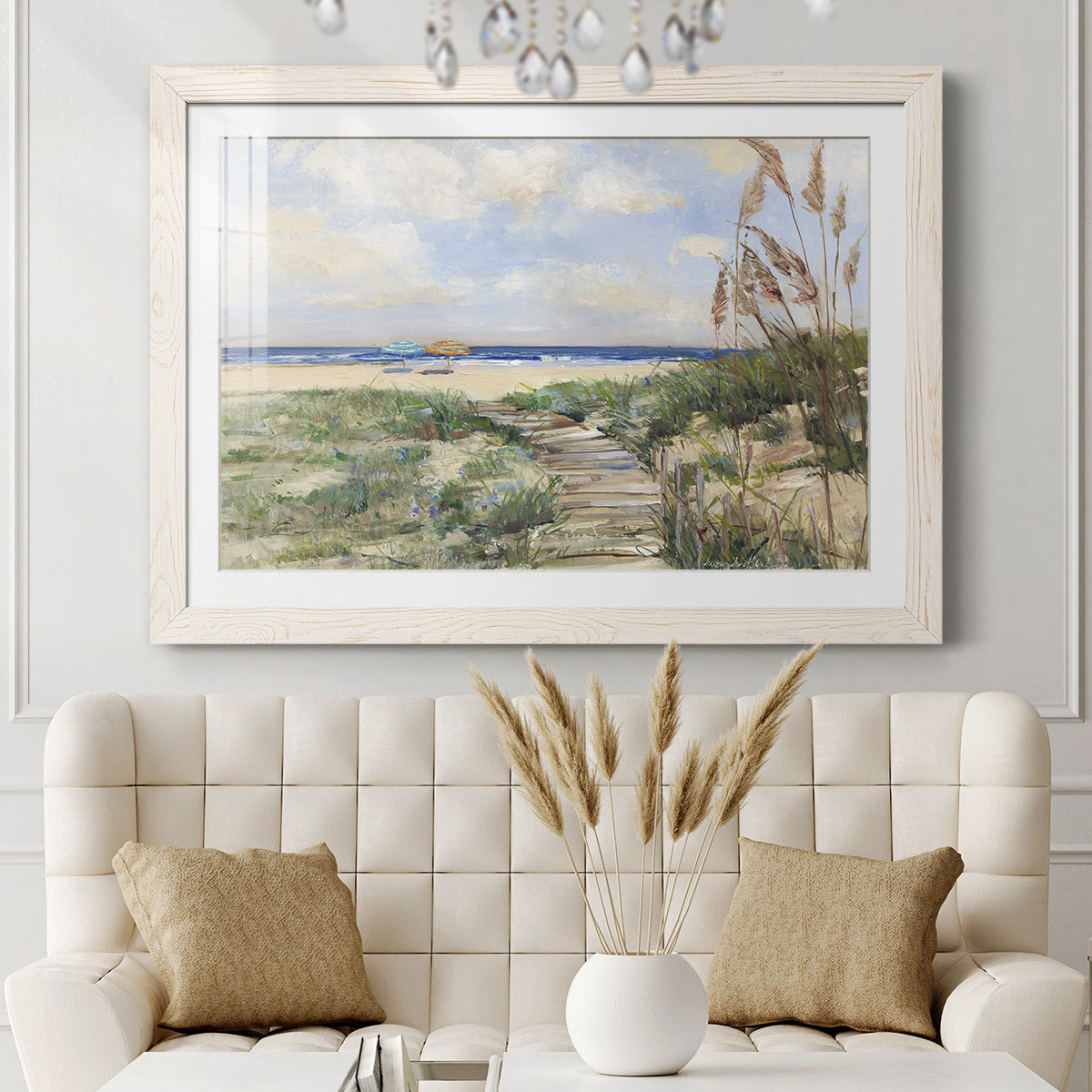 Summer Seas - Barnwood Framed Art Print