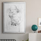 Graphite Abstract IV - Modern Framed Canvas Print