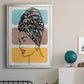 Head Wrap II - Modern Framed Canvas Print