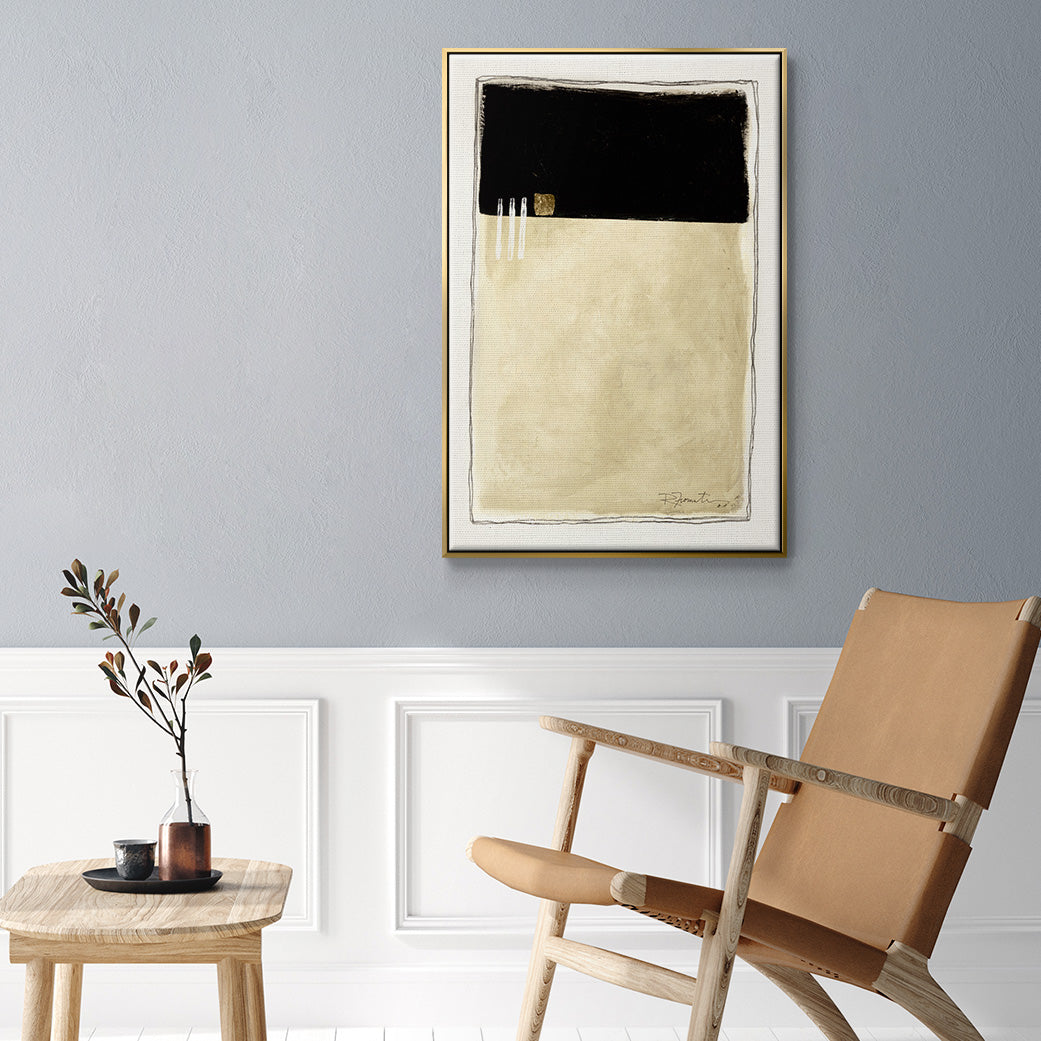 Inner Musing II - Floater Framed Canvas Print