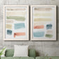 Watercolor Swatches I - Premium Framed Canvas 2 Piece Set - Ready to Hang