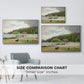 Farm with Grazing Cows (Bondegård med beitende kuer), 1892 - Floater Framed Canvas Print