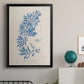 Blue Marine Algae III - Modern Framed Canvas Print