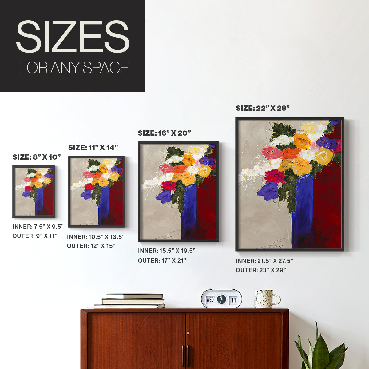 For Me - Restickable Framed Art Print
