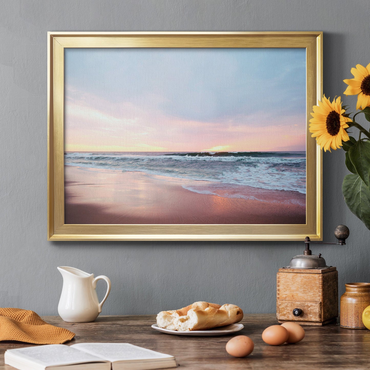 Morning Stroll Premium Classic Framed Canvas - Ready to Hang