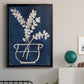 Vessel on Indigo II - Modern Framed Canvas Print