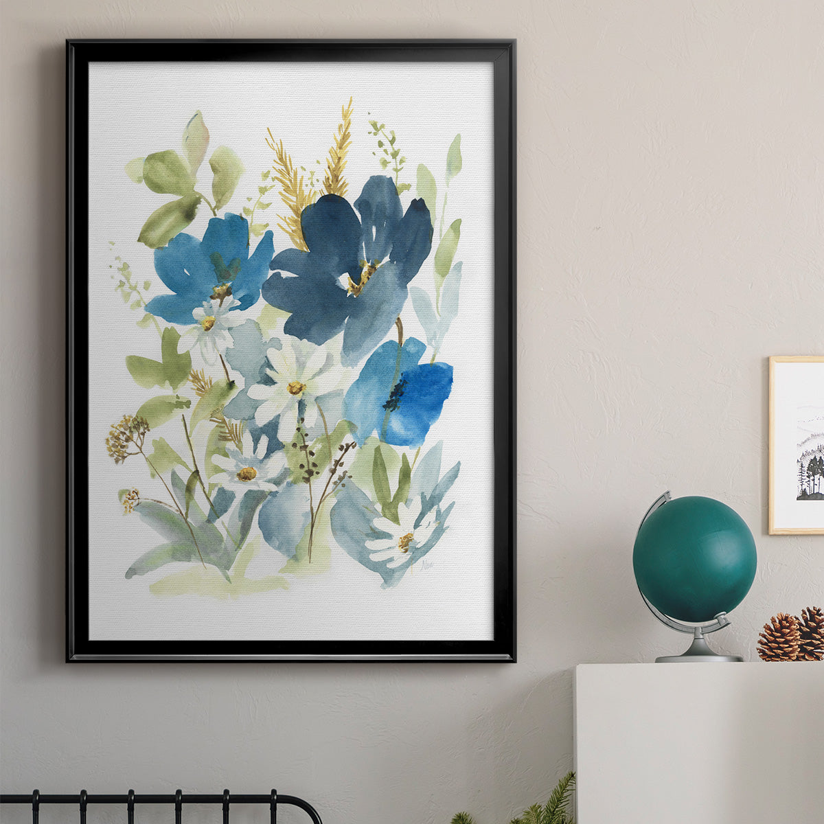 Wild Medley II - Modern Framed Canvas Print