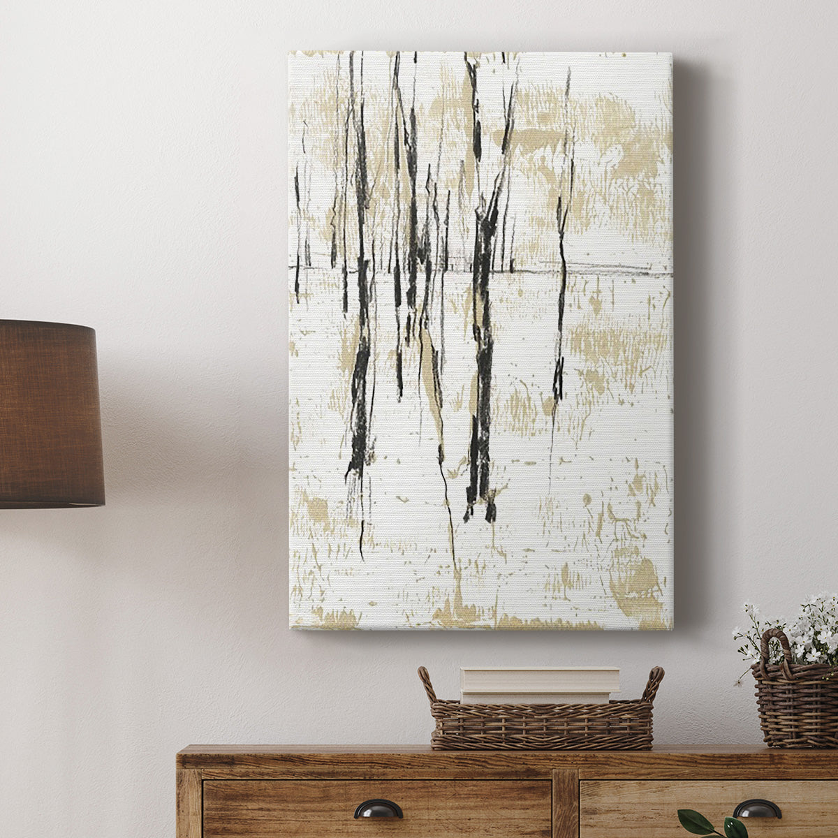 Gilded Forest I Premium Gallery Wrapped Canvas - Ready to Hang