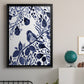 Indigo Song II - Modern Framed Canvas Print