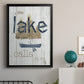 Lake Calls Me - Modern Framed Canvas Print