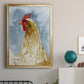 Chicken Portrait I - Modern Framed Canvas Print