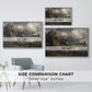 Salisbury Cathedral from the Meadows (Detail), 1831 - Floater Framed Canvas Print