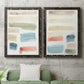 Watercolor Swatches I - Premium Framed Canvas 2 Piece Set - Ready to Hang