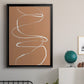 Terracotta Drift I - Modern Framed Canvas Print