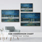 Starry Night Over the Rhône, 1888 - Floater Framed Canvas Print
