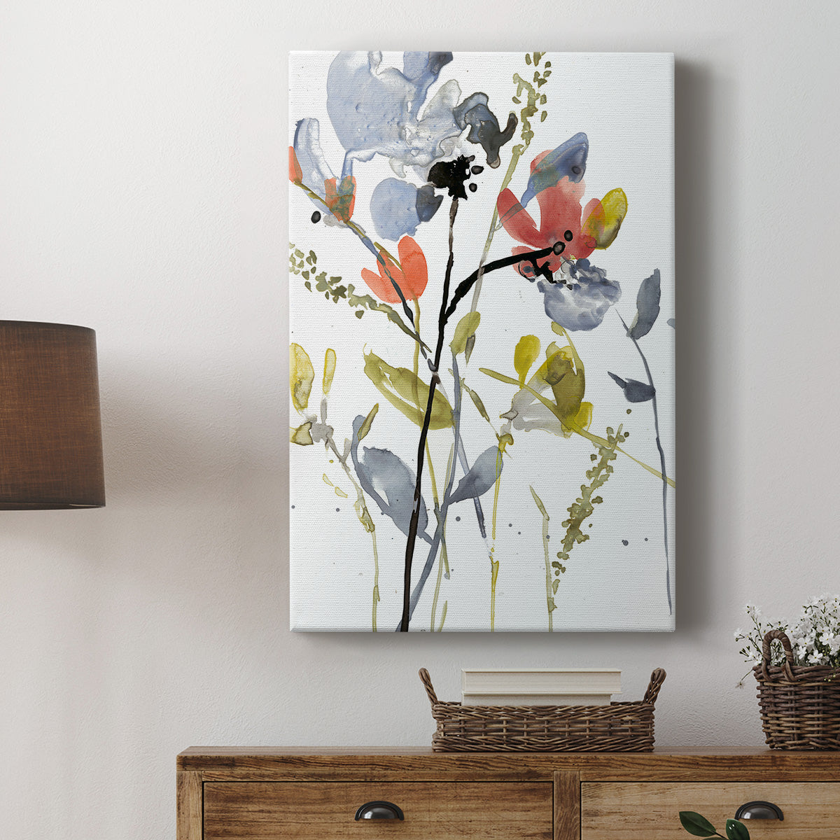 Flower Overlay II - Canvas Art Print