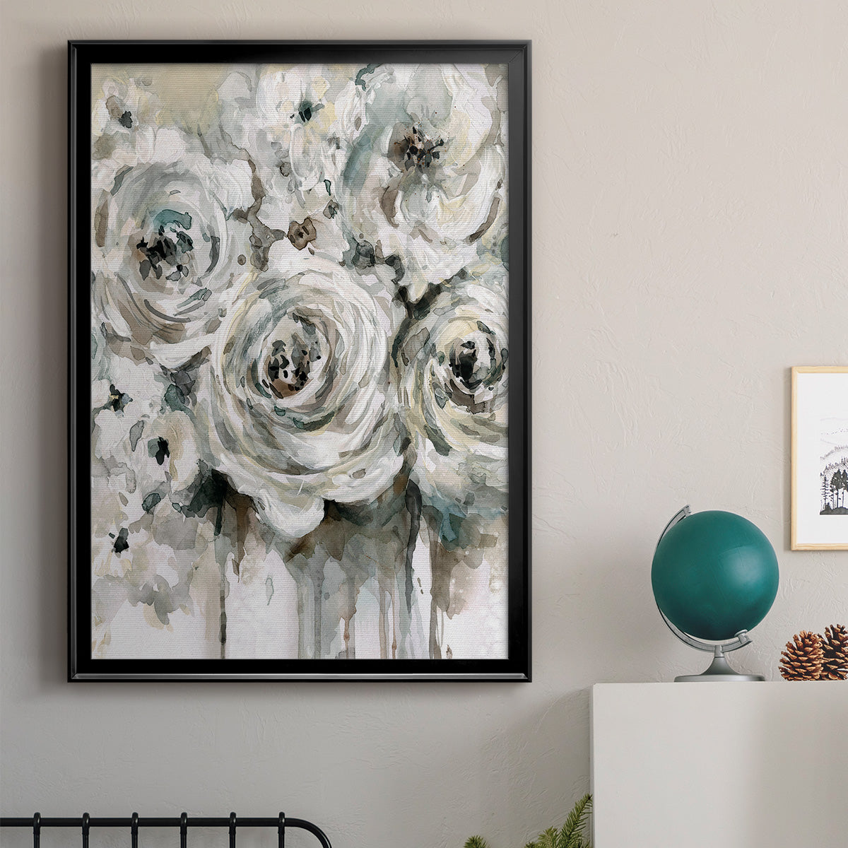 Soft Fragrance II - Modern Framed Canvas Print