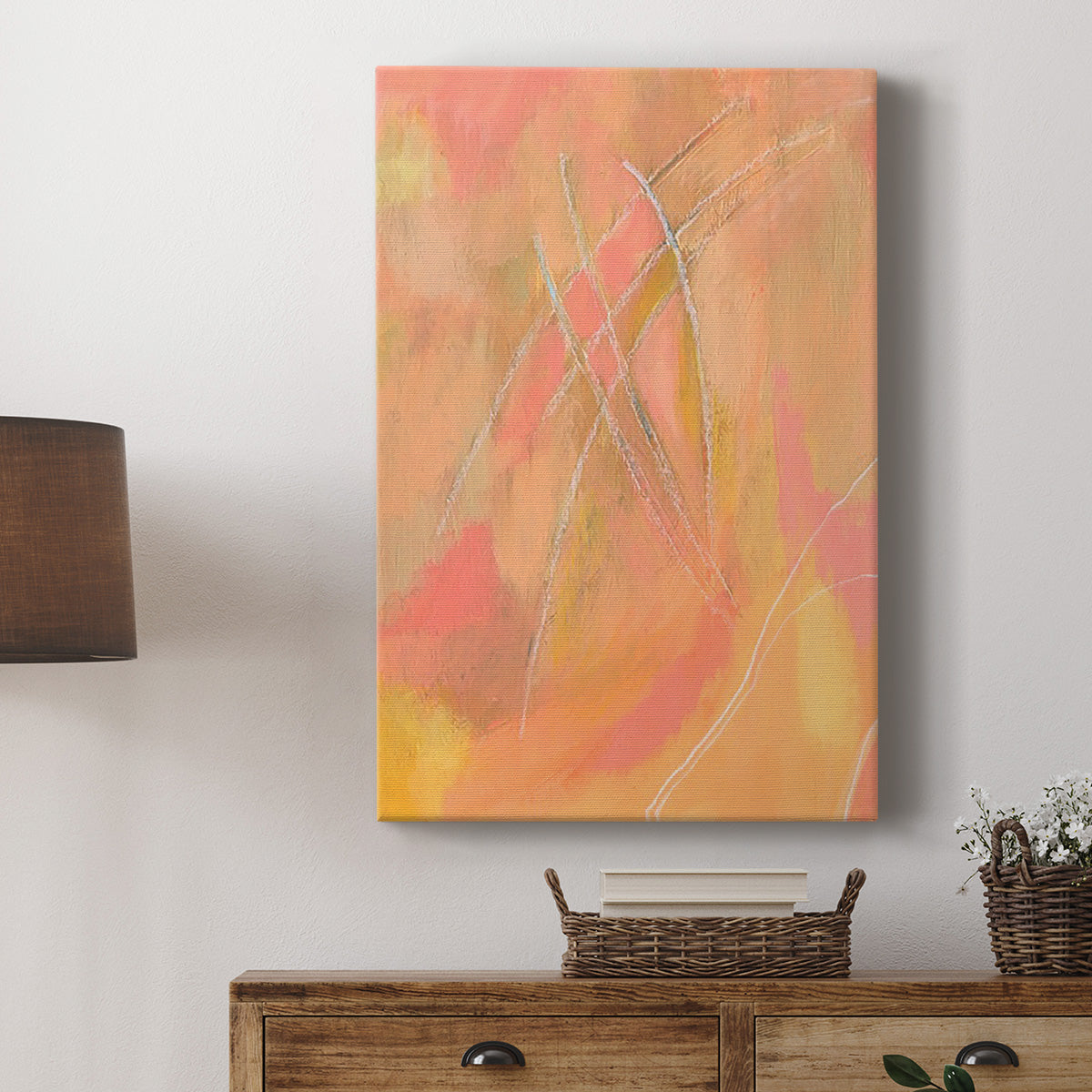 Peach Bliss IV - Canvas Art Print