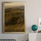 Golden Fog I - Modern Framed Canvas Print