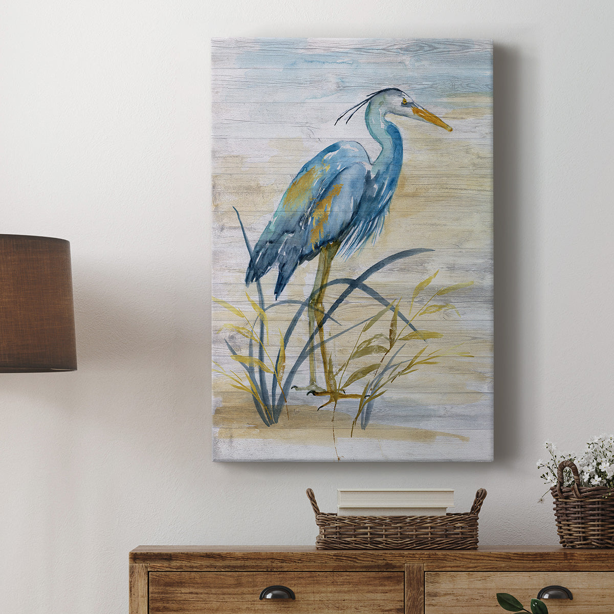 Blue Heron I Premium Gallery Wrapped Canvas - Ready to Hang