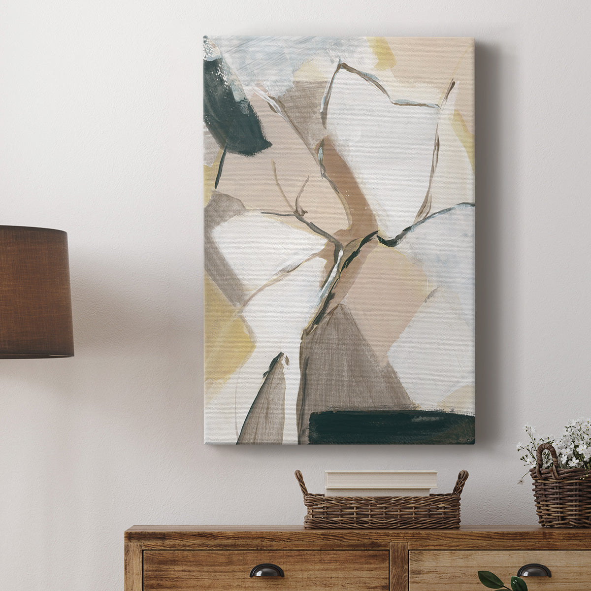 Marble Lines I Premium Gallery Wrapped Canvas - Ready to Hang