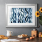 True Blue Wave II - Modern Framed Art Print