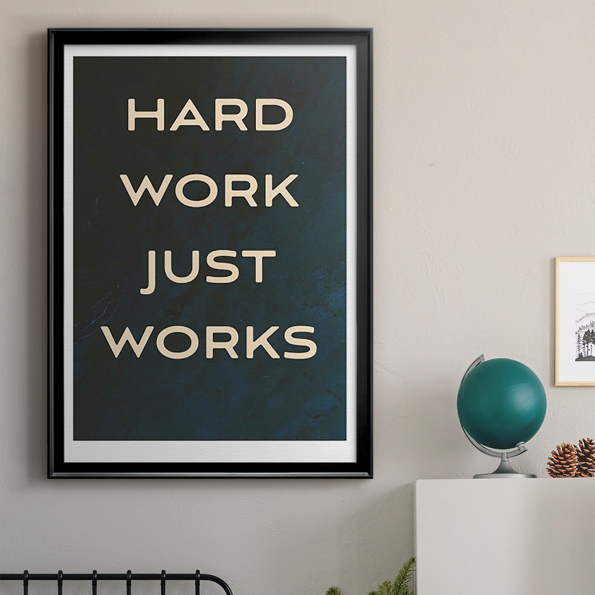 Bro-Inspo I - Modern Framed Canvas Print