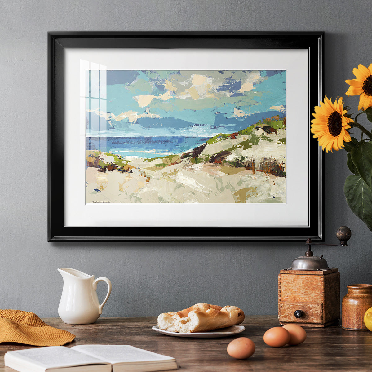 Dunes I Premium Framed Print - Ready to Hang