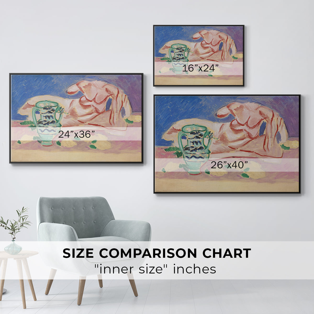 Ilyssus from the Parthenon, 1908 - Floater Framed Canvas Print
