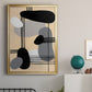 Interconnected Shapes II - Modern Framed Canvas Print