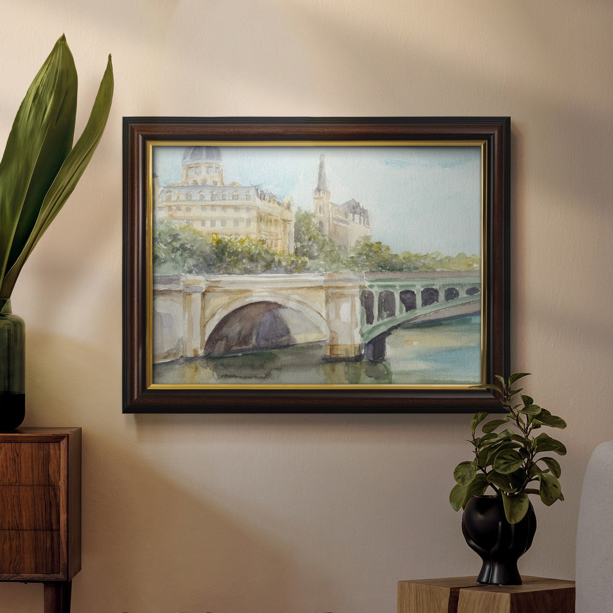 French Bridge Study IV Premium Framed Canvas- Ready to Hang