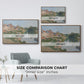 Les Andelys, Côte d'Aval, 1886 - Floater Framed Canvas Print