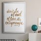 Loving You III - Modern Framed Canvas Print