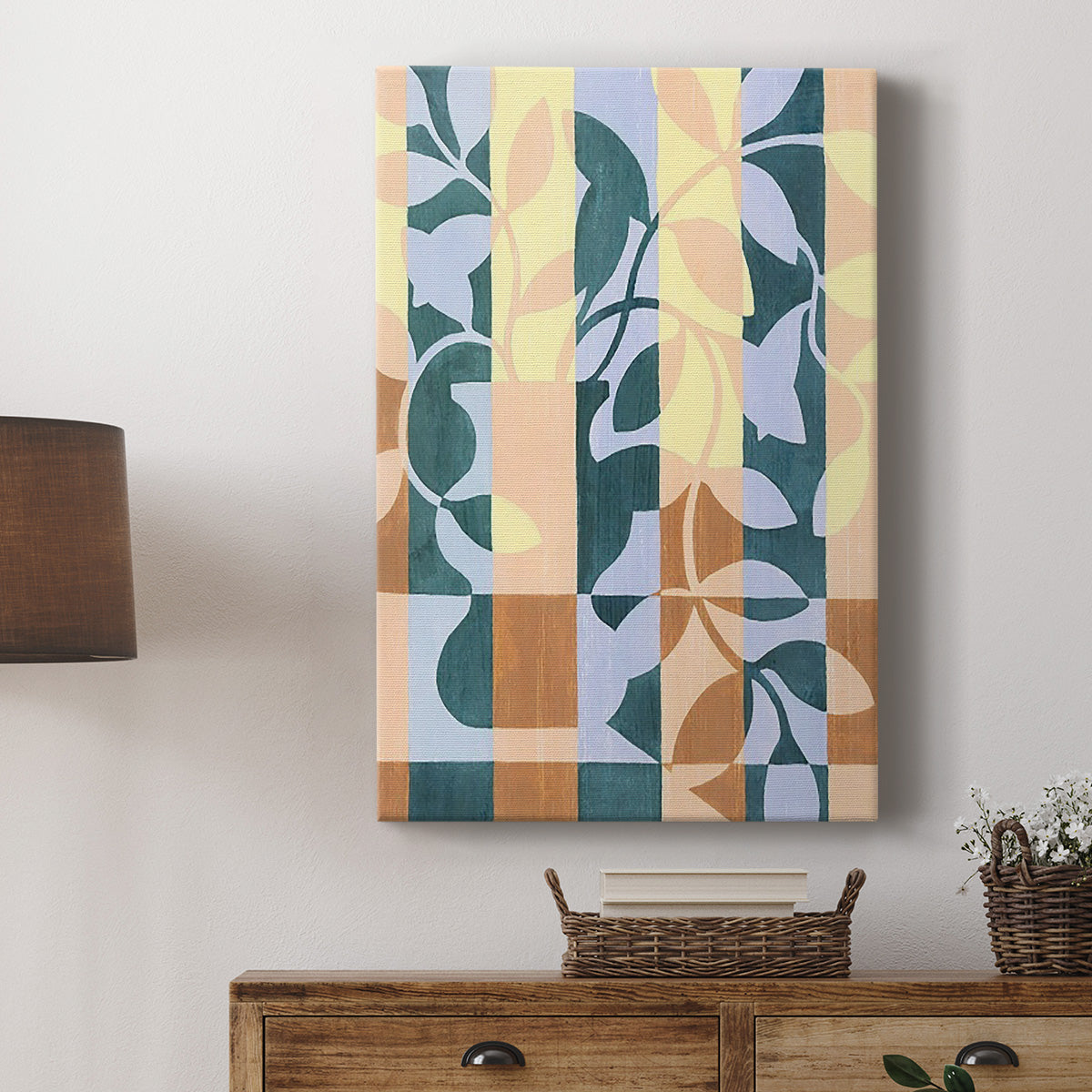 Checkered Cutting II - Canvas Art Print