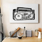 Boombox Sketch Premium Gallery Wrapped Canvas - Ready to Hang