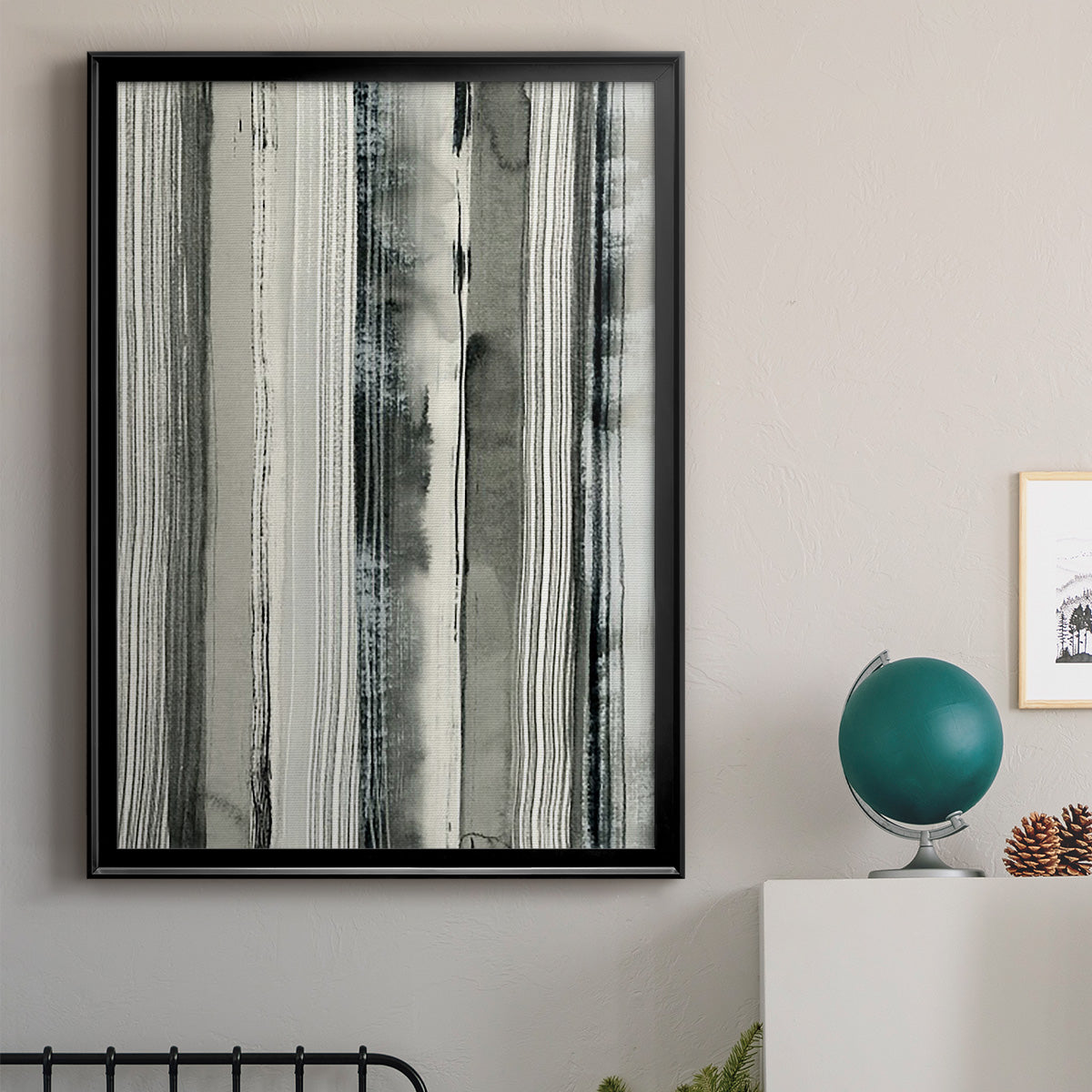 Differing Parallels I - Modern Framed Canvas Print