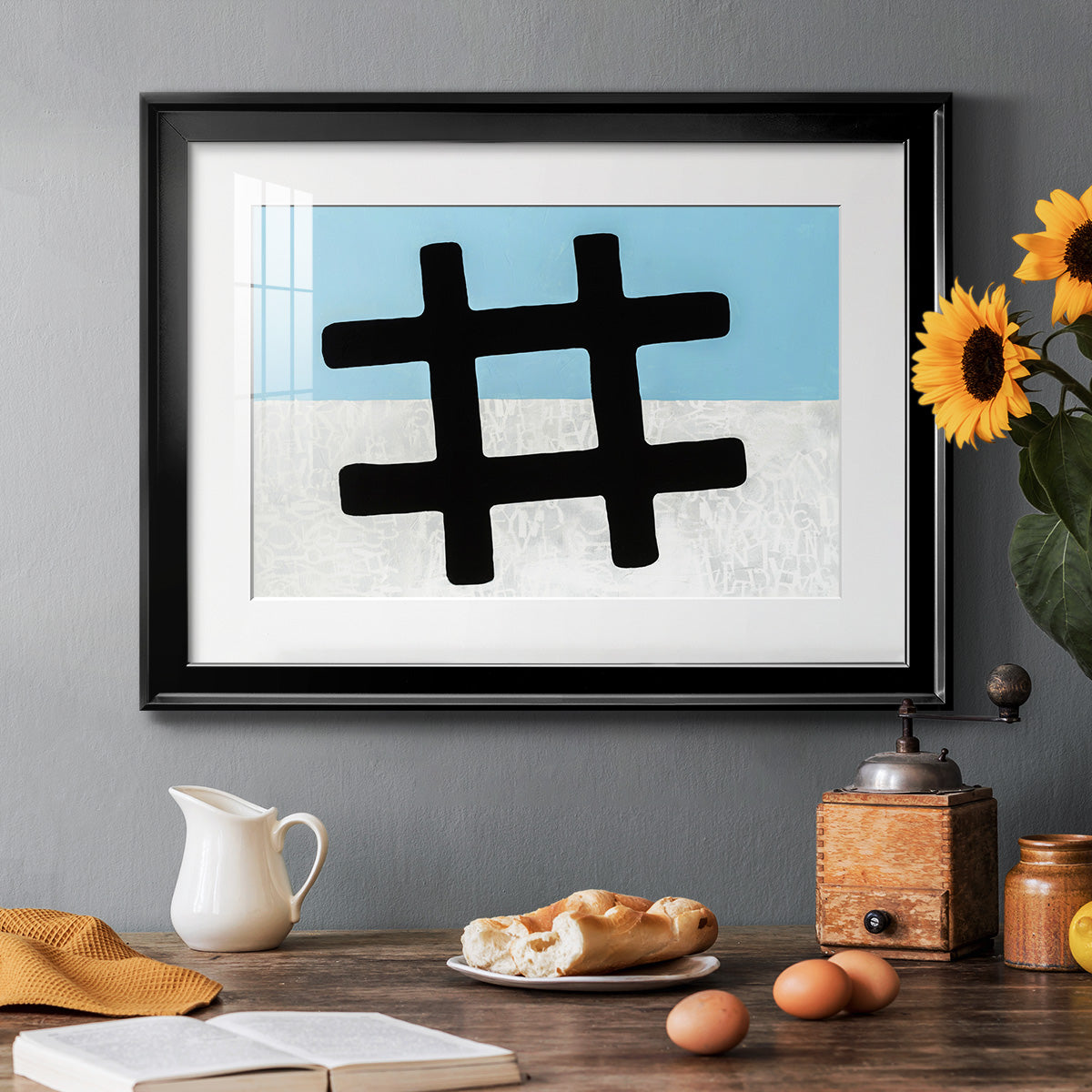 Hashtag Premium Framed Print - Ready to Hang