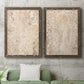 Walnut Damask III - Premium Framed Canvas 2 Piece Set - Ready to Hang