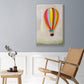 Lucky Hot Air Balloon - Framed Premium Gallery Wrapped Canvas L Frame - Ready to Hang