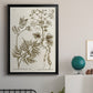 Sepia Botanical Journal III - Modern Framed Canvas Print