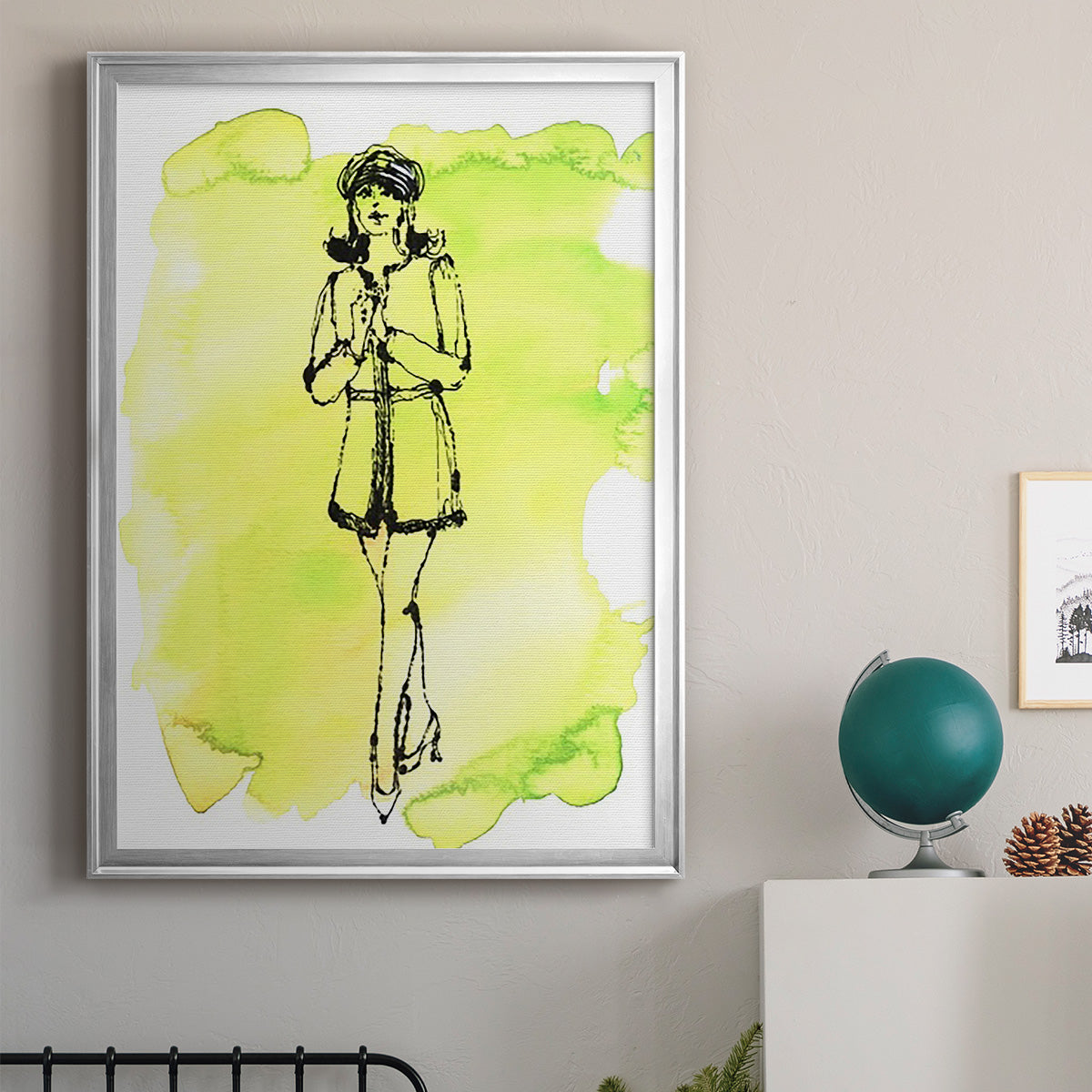 60's Fab I - Modern Framed Canvas Print