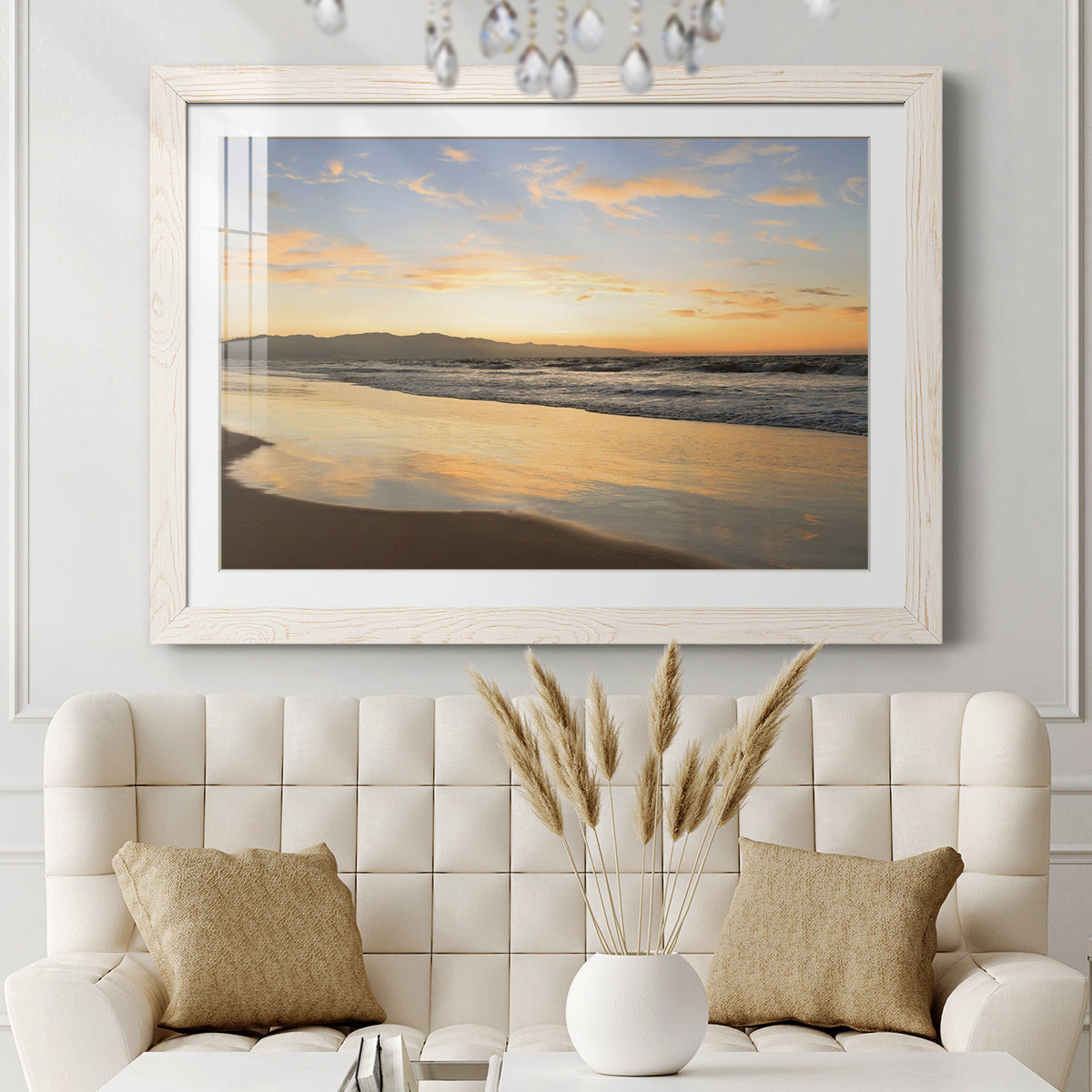 Peaceful Shore - Barnwood Framed Art Print