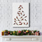 Red Bird Christmas Collection B - Gallery Wrapped Canvas