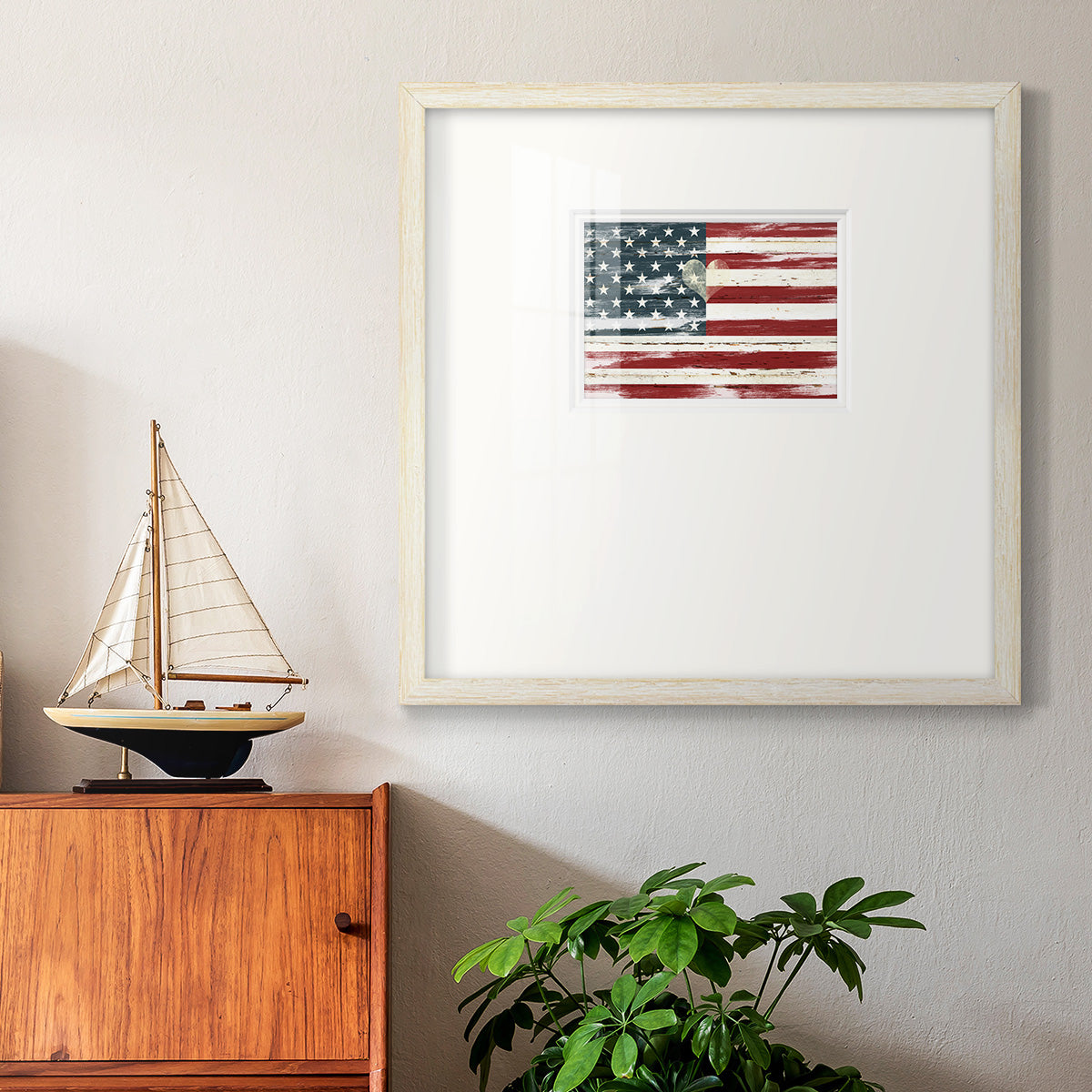 Heart of America Premium Framed Print Double Matboard