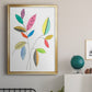 Color Pop Leaves III - Modern Framed Canvas Print