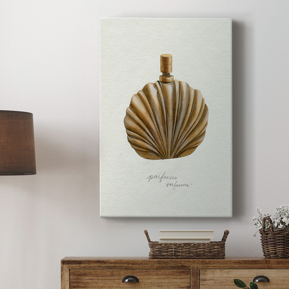 Gilded Toiletries II - Canvas Art Print