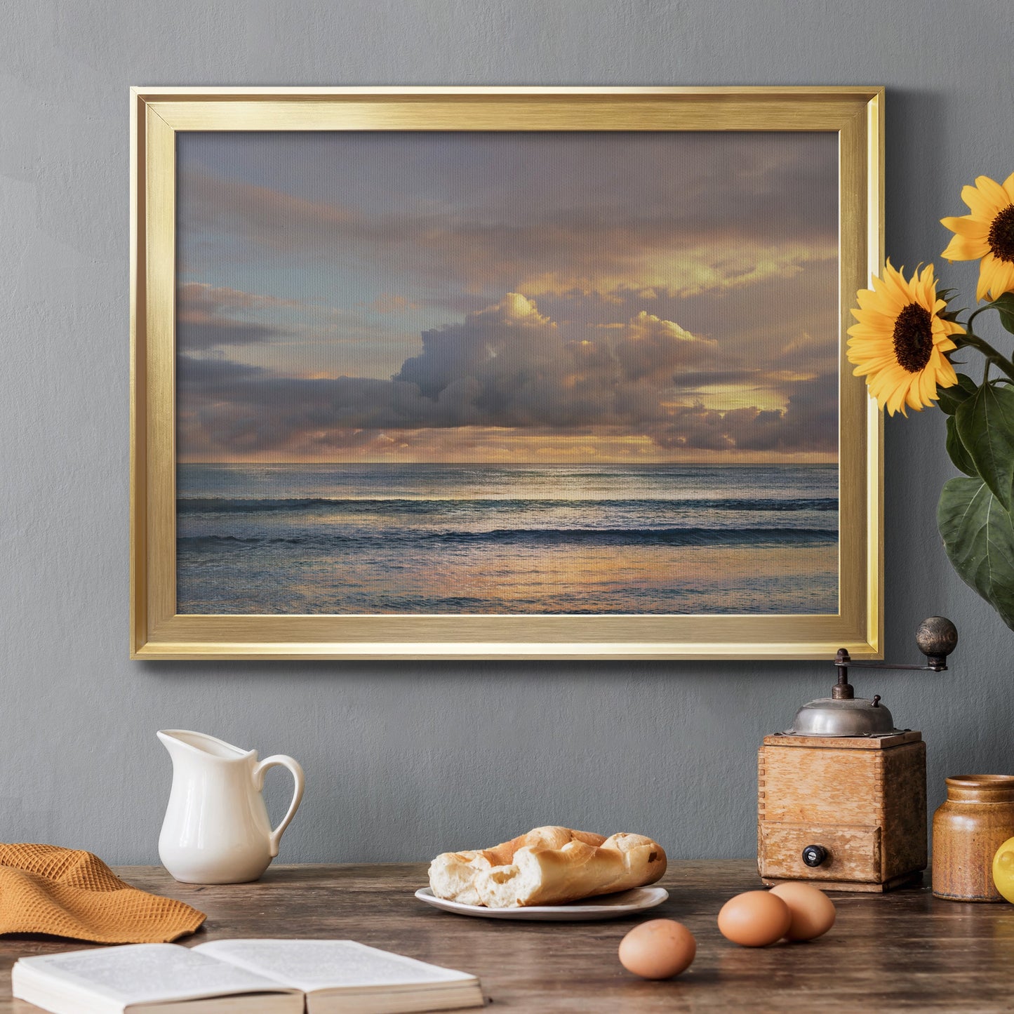 A Morning Meditation Premium Classic Framed Canvas - Ready to Hang