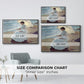 Clotilde on the Beach, 1904 - Floater Framed Canvas Print